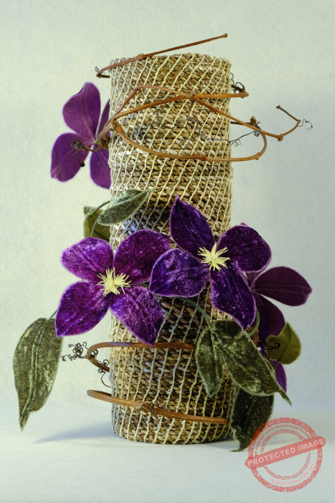 Clematis Vase by Tracey Lawko