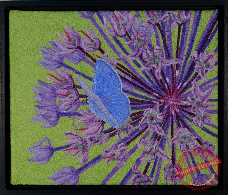 Silvery Blue by Tracey Lawko