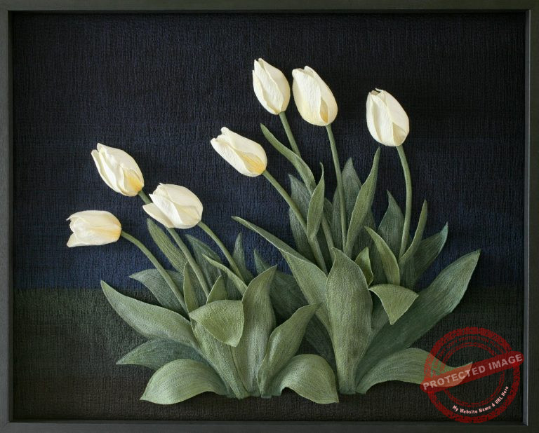 Tulips in My Garden by Tracey Lawko